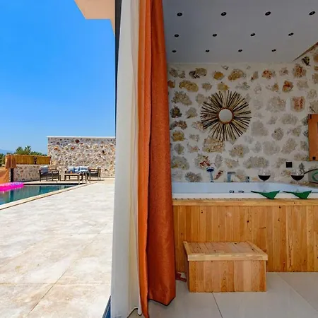 Villa Selim - 1 Bed Honeymoon With Jacuzzi In Kalkan Cavdir (Kas)