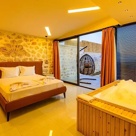 Villa Selim - 1 Bed Honeymoon With Jacuzzi In Kalkan Cavdir (Kas)