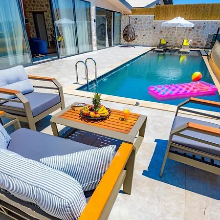 Selim - 1 Bed Honeymoon With Jacuzzi In Kalkan Vila Cavdir (Kas)