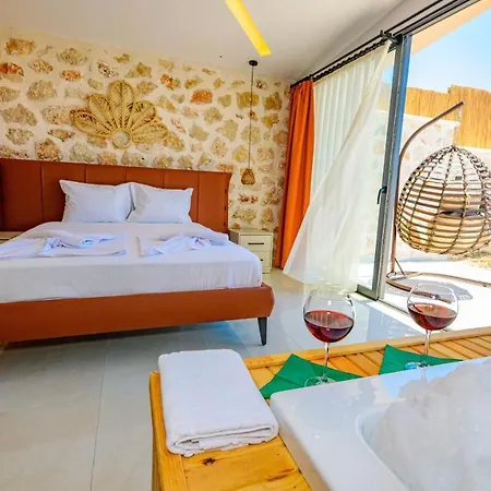 Selim - 1 Bed Honeymoon With Jacuzzi In Kalkan Vila