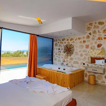 Selim - 1 Bed Honeymoon With Jacuzzi In Kalkan * Cavdir (Kas)