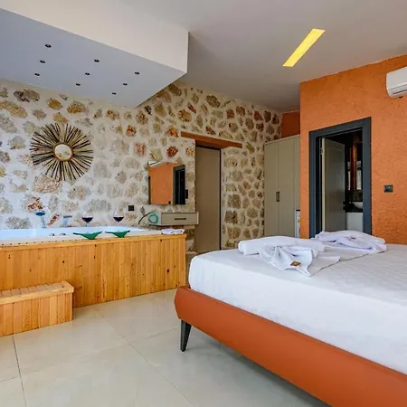 Selim - 1 Bed Honeymoon With Jacuzzi In Kalkan Cavdir (Kas)